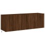 Wand-TV-Möbel mit LED-Lichtern, 2 Stück, braune Eiche, 60x35x41 cm. von , TV-Möbel - Ref: Foro24-837315, Preis: 91,90 €, Raba...