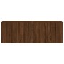 Muebles TV de pared luces LED 2 uds marrón roble 60x35x41 cm by , TV Furniture - Ref: Foro24-837315, Price: 91,90 €, Discount: %