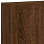 Muebles TV de pared luces LED 2 uds marrón roble 60x35x41 cm by , TV Furniture - Ref: Foro24-837315, Price: 91,90 €, Discount: %