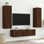 Wand-TV-Möbel mit LED-Leuchten, braune Eiche 80x35x41 cm von , TV-Möbel - Ref: Foro24-837322, Preis: 59,40 €, Rabatt: %