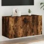 Wand-TV-Möbel mit LED-Leuchten, Räuchereiche 80x35x41 cm von , TV-Möbel - Ref: Foro24-837320, Preis: 57,10 €, Rabatt: %