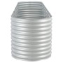 Arriate de acero galvanizado plateado 400x80x81 cm de vidaXL, Maceteros y jardineras - Ref: Foro24-45511, Precio: 259,82 €, D...