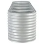 Silver galvanized steel flower bed 400x80x81 cm by vidaXL, Pots and planters - Ref: Foro24-45511, Price: 254,60 €, Discount: %
