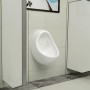 Wandurinal mit Spülventil aus weißer Keramik von vidaXL, Urinale - Ref: Foro24-143990, Preis: 122,14 €, Rabatt: %