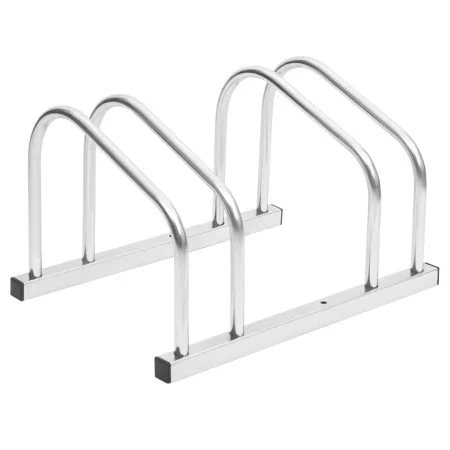 Bicycle rack for 2 galvanized steel bicycles by , Bases and supports for storing bicycles - Ref: Foro24-154417, Price: 23,69 ...