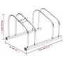 Bicycle rack for 2 galvanized steel bicycles by , Bases and supports for storing bicycles - Ref: Foro24-154417, Price: 23,69 ...