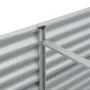 Blumenbeet aus silber verzinktem Stahl, 400 x 80 x 81 cm von vidaXL, Töpfe und Pflanzgefäße - Ref: Foro24-45511, Preis: 259,4...