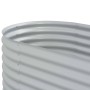 Arriate de acero galvanizado plateado 400x80x81 cm de vidaXL, Maceteros y jardineras - Ref: Foro24-45511, Precio: 259,82 €, D...