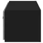 Wandmontierter TV-Schrank mit LED-Leuchten schwarz 80x35x31 cm von , TV-Möbel - Ref: Foro24-837283, Preis: 43,37 €, Rabatt: %