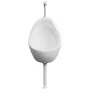 Wandurinal mit Spülventil aus weißer Keramik von vidaXL, Urinale - Ref: Foro24-143990, Preis: 133,58 €, Rabatt: %