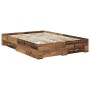 Estructura de cama con cajón Madera vieja 140 x 190 cm en Conjuntos de muebles | Comprar online en Foro24
