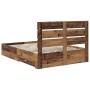 Estructura de cama con cajón Madera vieja 140 x 190 cm en Conjuntos de muebles | Comprar online en Foro24