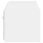 Wandmontierter TV-Schrank mit LED-Leuchten weiß 100x35x31 cm von , TV-Möbel - Ref: Foro24-837295, Preis: 83,41 €, Rabatt: %
