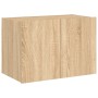 Mueble de TV de pared con luces LED roble Sonoma 60x35x41 cm de , Muebles TV - Ref: Foro24-837306, Precio: 51,03 €, Descuento: %