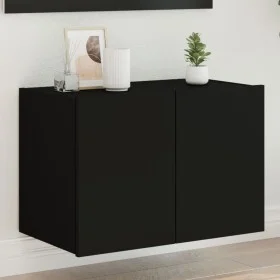 Mueble de TV de pared con luces LED negro 60x35x41 cm de , Muebles TV - Ref: Foro24-837304, Precio: 51,65 €, Descuento: %