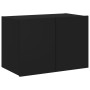 Wandmontierter TV-Schrank mit LED-Leuchten, schwarz, 60 x 35 x 41 cm von , TV-Möbel - Ref: Foro24-837304, Preis: 52,30 €, Rab...