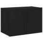 Wandmontierter TV-Schrank mit LED-Leuchten, schwarz, 60 x 35 x 41 cm von , TV-Möbel - Ref: Foro24-837304, Preis: 51,65 €, Rab...