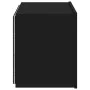 Wandmontierter TV-Schrank mit LED-Leuchten, schwarz, 60 x 35 x 41 cm von , TV-Möbel - Ref: Foro24-837304, Preis: 51,65 €, Rab...