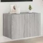 Mueble de TV de pared con luces LED gris Sonoma 60x35x41 cm de , Muebles TV - Ref: Foro24-837312, Precio: 51,20 €, Descuento: %