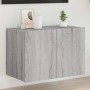 Wandmontierter TV-Schrank mit LED-Leuchten, Sonoma-Grau, 60 x 35 x 41 cm von , TV-Möbel - Ref: Foro24-837312, Preis: 51,84 €,...