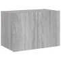 Wandmontierter TV-Schrank mit LED-Leuchten, Sonoma-Grau, 60 x 35 x 41 cm von , TV-Möbel - Ref: Foro24-837312, Preis: 51,20 €,...