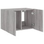 Mueble de TV de pared con luces LED gris Sonoma 60x35x41 cm de , Muebles TV - Ref: Foro24-837312, Precio: 51,78 €, Descuento: %