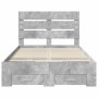 Estructura de cama con cajón Gris Concreto 135 x 190 cm en Conjuntos de muebles | Comprar online en Foro24