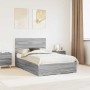 Estructura de cama con cajón Gris Sonoma 135 x 190 cm en Conjuntos de muebles | Comprar online en Foro24