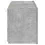 Mueble de TV de pared con luces LED gris hormigón 80x35x41 cm de , Muebles TV - Ref: Foro24-837319, Precio: 57,26 €, Descuent...