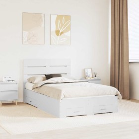 Estructura de cama con cajón 120 x 200 cm Madera de ingeniería en Conjuntos de muebles | Comprar online en Foro24