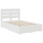 Estructura de cama con cajón 120 x 200 cm Madera de ingeniería en Conjuntos de muebles | Comprar online en Foro24
