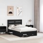 Estructura de cama con cajón Roble Negro 120 x 200 cm en Conjuntos de muebles | Comprar online en Foro24