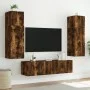 Wand-TV-Möbel mit LED-Lichtern in geräucherter Eiche 60x35x31 cm von , TV-Möbel - Ref: Foro24-837275, Preis: 44,48 €, Rabatt: %