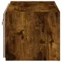 Mueble de TV de pared con luces LED roble ahumado 60x35x31 cm de , Muebles TV - Ref: Foro24-837275, Precio: 44,48 €, Descuent...