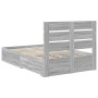Estructura de cama con cajón Gris Sonoma 120 x 200 cm en Conjuntos de muebles | Comprar online en Foro24