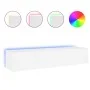 Muebles de TV de pared con luces LED 2 uds blanco 80x35x31 cm de , Muebles TV - Ref: Foro24-837282, Precio: 116,00 €, Descuen...