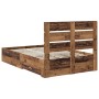Estructura de cama con cajón Madera vieja 120 x 200 cm en Conjuntos de muebles | Comprar online en Foro24