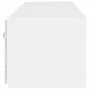 Muebles de TV de pared con luces LED 2 uds blanco 80x35x31 cm de , Muebles TV - Ref: Foro24-837282, Precio: 116,00 €, Descuen...
