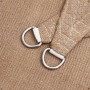 Toldo de vela gris taupe HDPE 160 g/m² 4,5x4,5x4,5 m