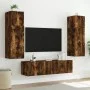 Wand-TV-Möbel mit LED-Lichtern in geräucherter Eiche 80x35x31 cm von , TV-Möbel - Ref: Foro24-837289, Preis: 36,24 €, Rabatt: %