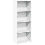Estantería de madera de ingeniería blanca 60x30x152 cm en Librerías y estanterías | Comprar online en Foro24