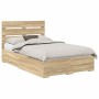 Estructura de cama con cajón Roble Sonoma 120 x 190 cm en Conjuntos de muebles | Comprar online en Foro24