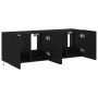 Wand-TV-Möbel mit LED-Lichtern, 2 Stück, schwarz, 60x35x41 cm. von , TV-Möbel - Ref: Foro24-837305, Preis: 91,95 €, Rabatt: %