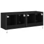 Wand-TV-Möbel mit LED-Lichtern, 2 Stück, schwarz, 60x35x41 cm. von , TV-Möbel - Ref: Foro24-837305, Preis: 91,95 €, Rabatt: %