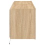 Wand-TV-Möbel mit LED-Lichtern, 2 Stück, Sonoma-Eiche, 60x35x41 cm. von , TV-Möbel - Ref: Foro24-837307, Preis: 89,59 €, Raba...