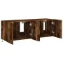 Wand-TV-Möbel mit LED-Lichtern, 2 Stück, in geräucherter Eiche, 60x35x41 cm. von , TV-Möbel - Ref: Foro24-837311, Preis: 88,5...