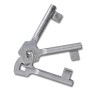 Puerta de malla de jardín acero galvanizado gris 289x75 cm de vidaXL, Puertas de jardín - Ref: Foro24-143362, Precio: 292,11 ...