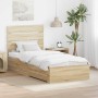 Estructura de cama con cajón Roble Sonoma 100 x 200 cm en Conjuntos de muebles | Comprar online en Foro24