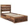 Estructura de cama con cajón Madera vieja 90 x 190 cm en Conjuntos de muebles | Comprar online en Foro24