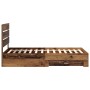 Estructura de cama con cajón Madera vieja 90 x 190 cm en Conjuntos de muebles | Comprar online en Foro24